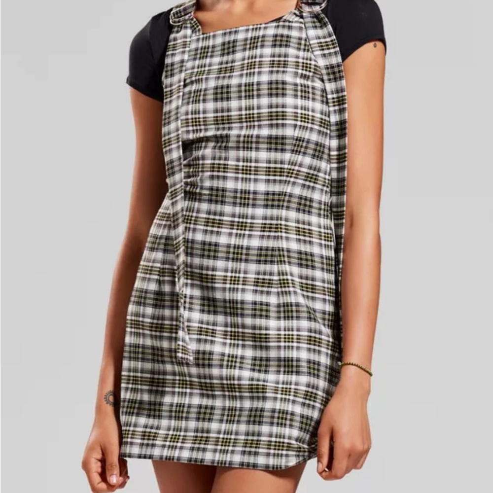 The Ragged Priest urban Outfitters overall dress jumper adjustable mini S